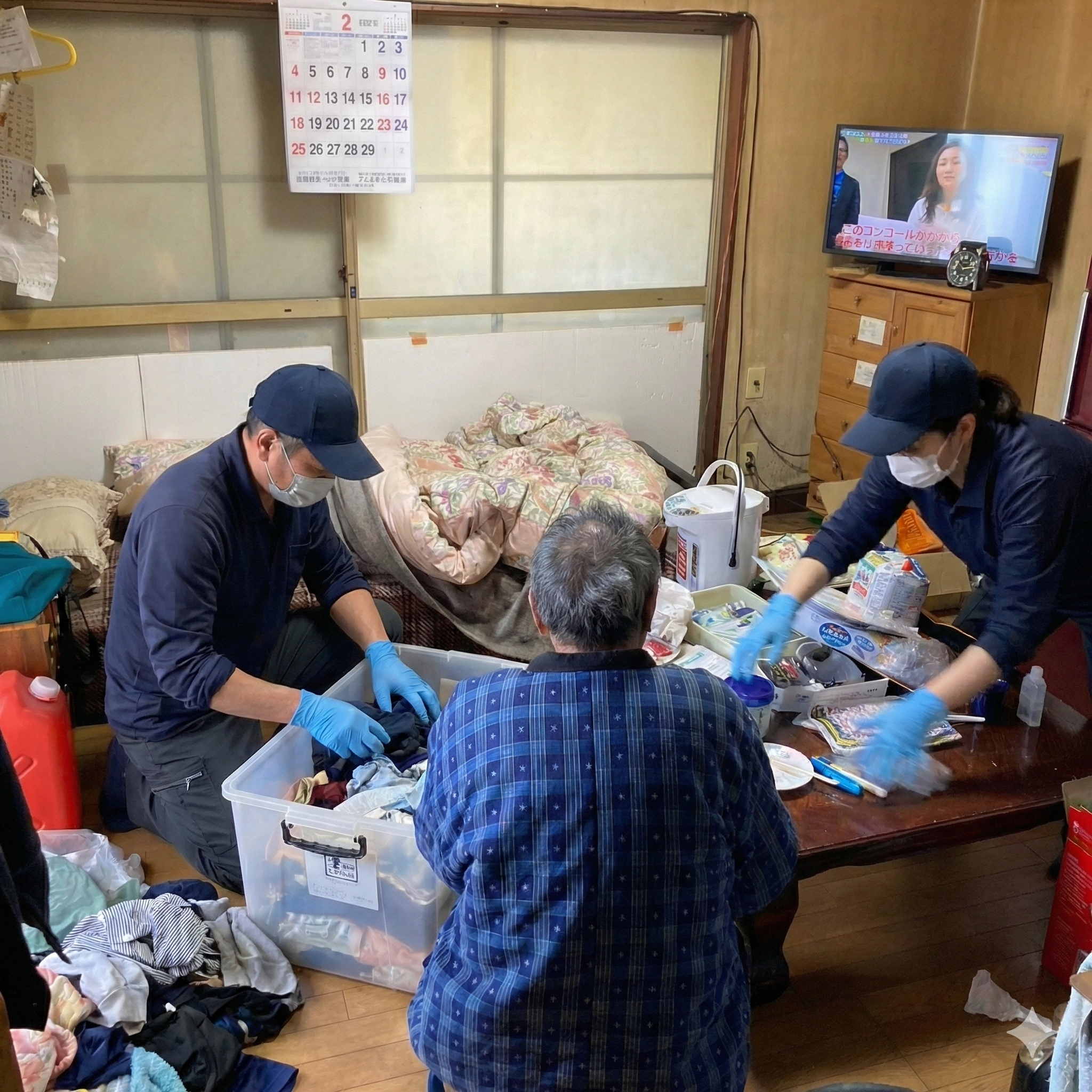 ご遺品整理作業風景2